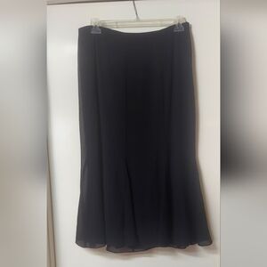 MSK Elegant Black Maxi Skirt